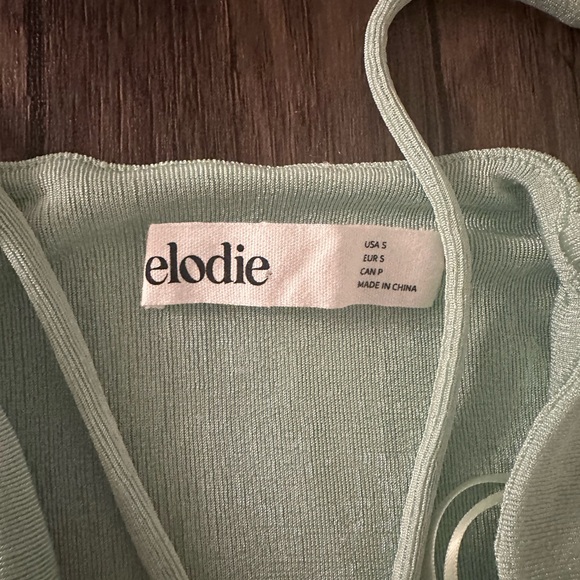 Elodie Light Green Mini Dress - Picture 4 of 5